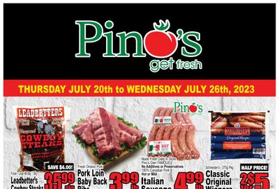 Pino's Flyer July 20 to 26