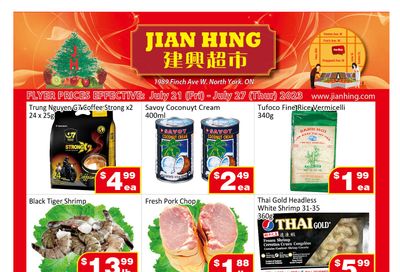 Jian Hing Supermarket (North York) Flyer July 21 to 27