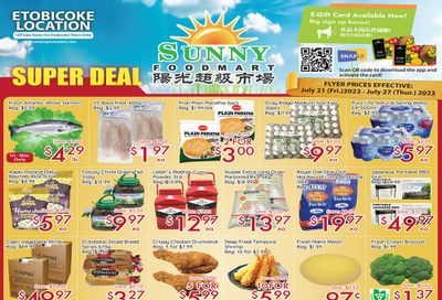 Sunny Foodmart (Etobicoke) Flyer July 21 to 27