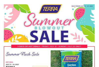 Terra Greenhouses Flyer July 21 to 27