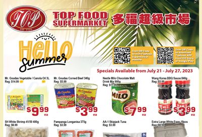 Top Food Supermarket Flyer July 21 to 27