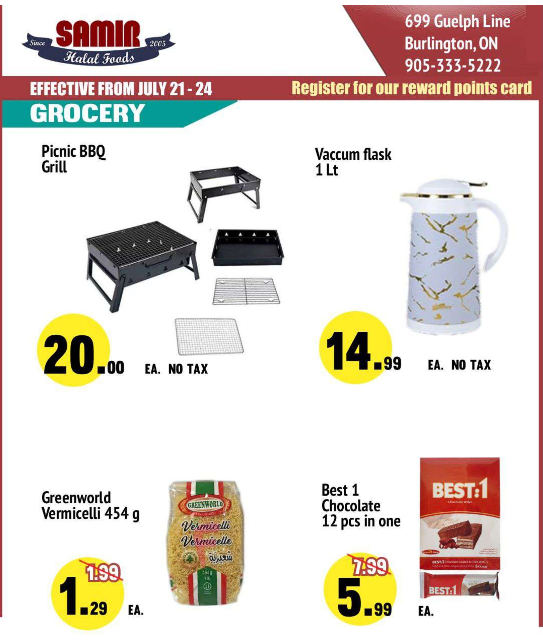 Samir Supermarket Flyer July 21 to 24