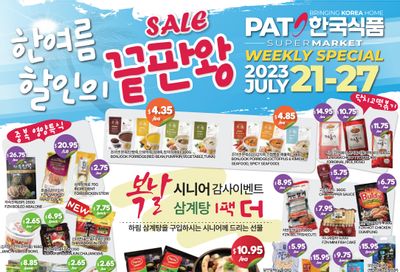 PAT Mart Flyer July 21 to 27
