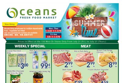 Oceans Fresh Food Market (West Dr., Brampton) Flyer July 21 to 27