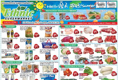 Ethnic Supermarket (Guelph) Flyer July 21 to 27
