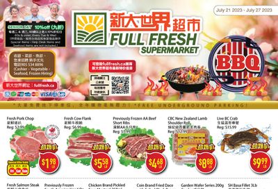 Full Fresh Supermarket Flyer July 21 to 27
