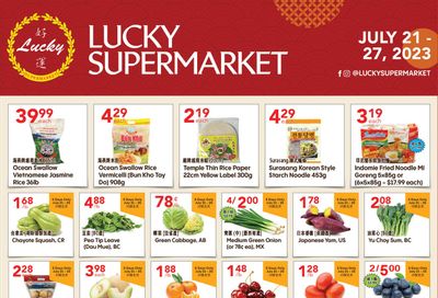 Lucky Supermarket (Calgary) Flyer July 21 to 27