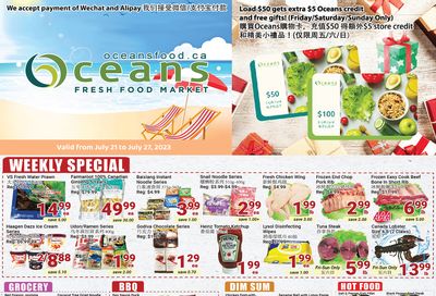 Oceans Fresh Food Market (Mississauga) Flyer July 21 to 27