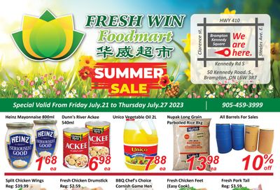 Fresh Win Foodmart Flyer July 21 to 27