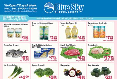 Blue Sky Supermarket (North York) Flyer July 21 to 27