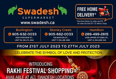 Swadesh Supermarket Flyer July 21 to 27