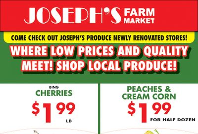 Joseph's Farm Market Flyer July 22 to 28