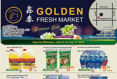 Golden Fresh Market Flyer July 21 to 27