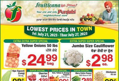 Fruiticana (Calgary) Flyer July 21 to 27