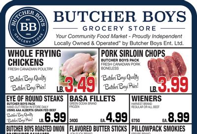 Butcher Boys Grocery Store Flyer July 21 to 27