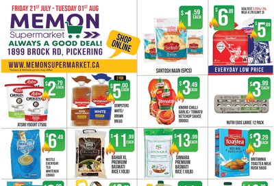 Memon Supermarket Flyer July 21 to August 1