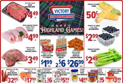 Victory Meat Market Flyer July 25 to 31