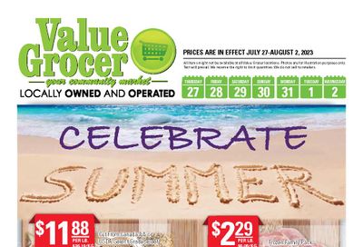 Value Grocer Flyer July 27 to August 2
