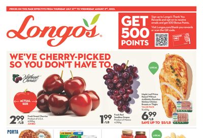 Longo's Flyer July 27 to August 2