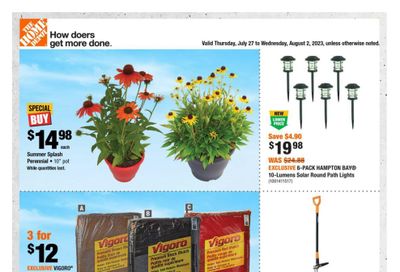 Home Depot (BC) Flyer July 27 to August 2