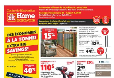 Home Hardware Building Centre (QC) Flyer July 27 to August 2