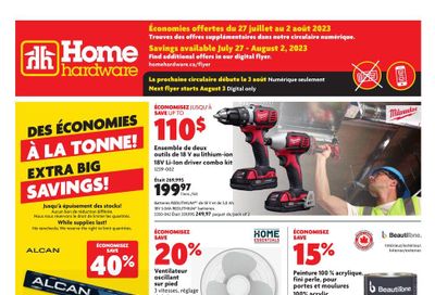 Home Hardware (QC) Flyer July 27 to August 2