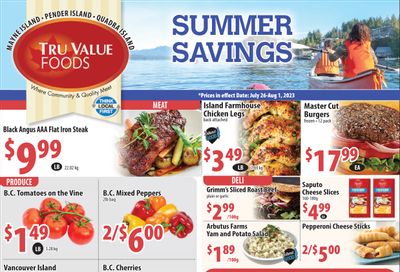 Tru Value Foods Flyer July 26 to August 1