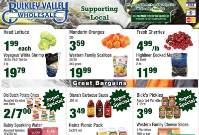 Bulkley Valley Wholesale Flyer July 27 to August 2