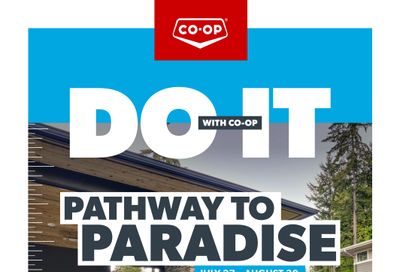 Co-op (West) Home Centre Pathway to Paradise Flyer July 27 to August 30
