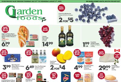 Garden Foods Flyer July 27 to August 2