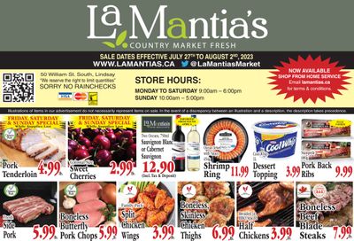 LaMantia's Flyer July 27 to August 2