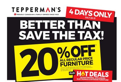 Tepperman's Flyer July 28 to August 3