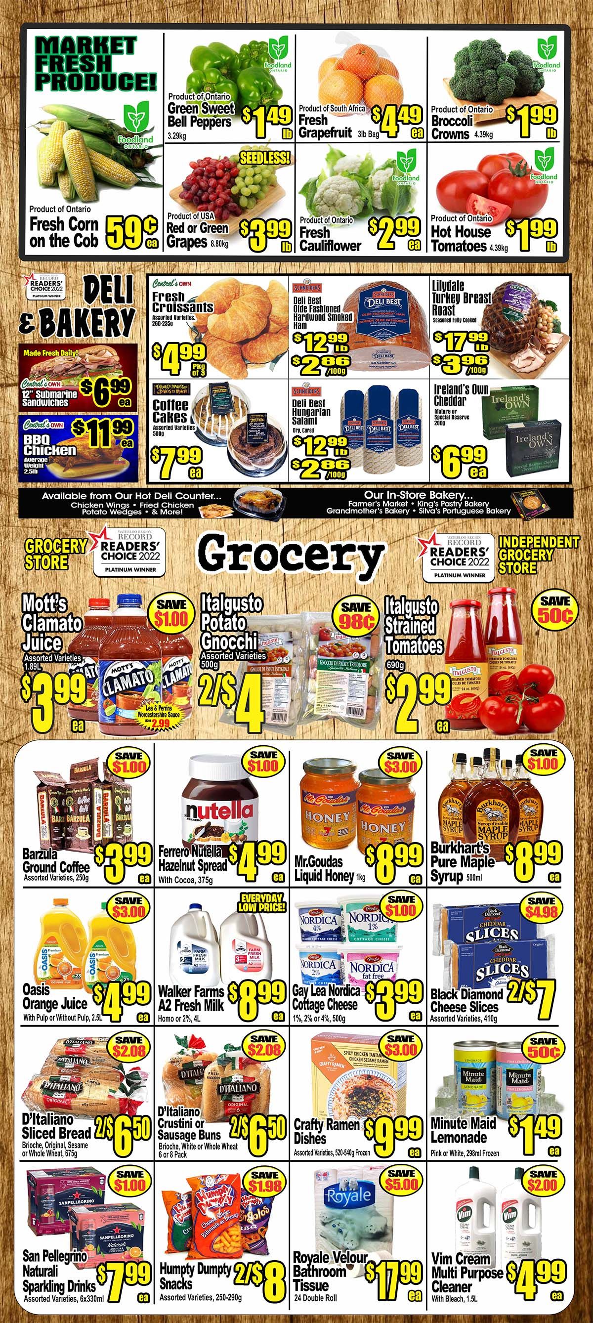 Central Fresh Market Flyer July 27 to August 3