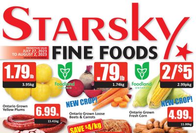 Starsky Foods Flyer July 27 to August 2