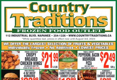 Country Traditions Flyer July 27 to August 3