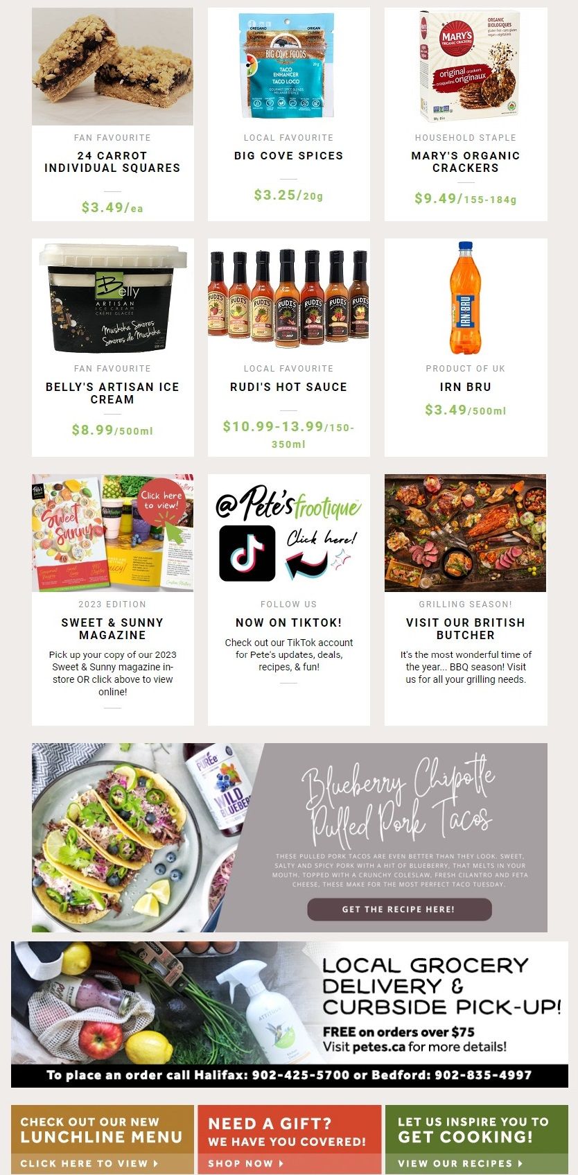 Pete's Fine Foods Flyer July 27 to August 2