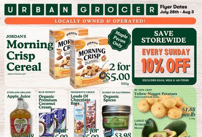 Urban Grocer Flyer July 28 to August 3