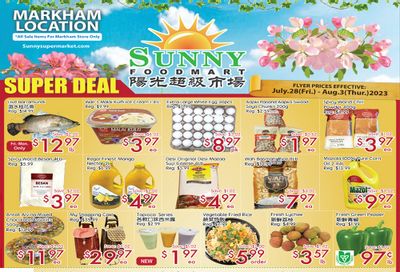 Sunny Foodmart (Markham) Flyer July 28 to August 3