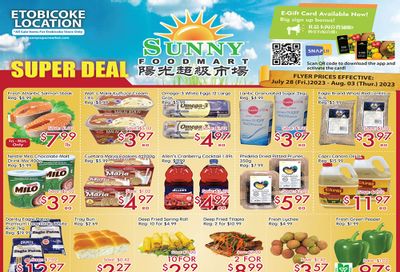 Sunny Foodmart (Etobicoke) Flyer July 28 to August 3