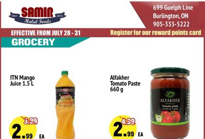 Samir Supermarket Flyer July 28 to 31