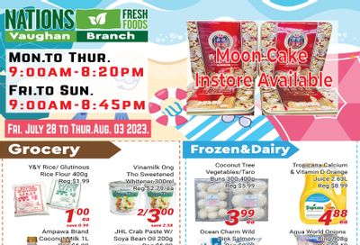 Nations Fresh Foods (Vaughan) Flyer July 28 to August 3