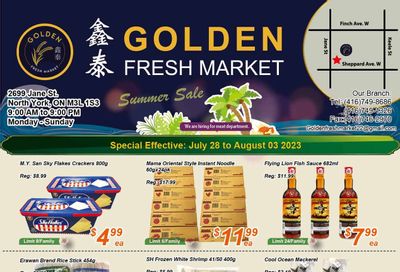 Golden Fresh Market Flyer July 28 to August 3