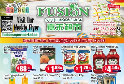 Fusion Supermarket Flyer July 28 to August 3
