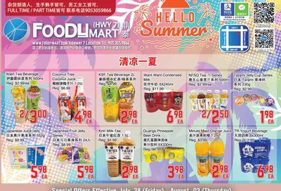 FoodyMart (HWY7) Flyer July 28 to August 3