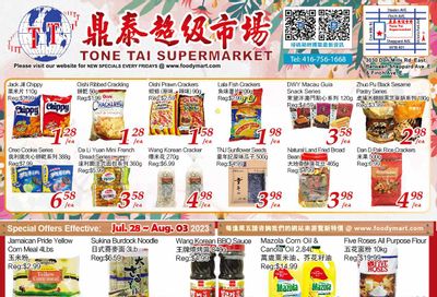 Tone Tai Supermarket Flyer July 28 to August 3