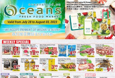 Oceans Fresh Food Market (Mississauga) Flyer July 28 to August 3