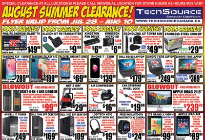 TechSource Flyer July 28 to August 10