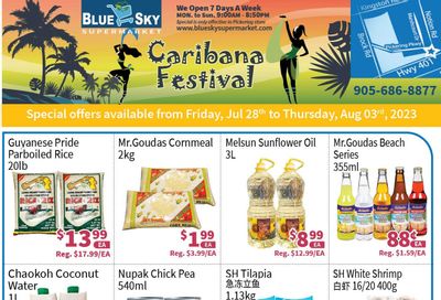 Blue Sky Supermarket (Pickering) Flyer July 28 to August 3