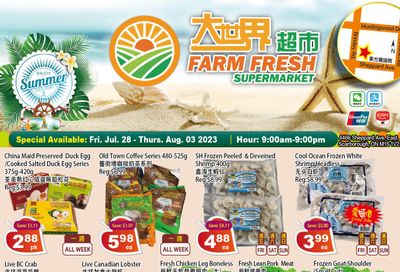 Farm Fresh Supermarket Flyer July 28 to August 3