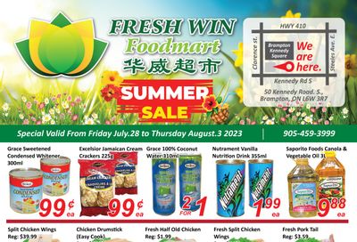 Fresh Win Foodmart Flyer July 28 to August 3